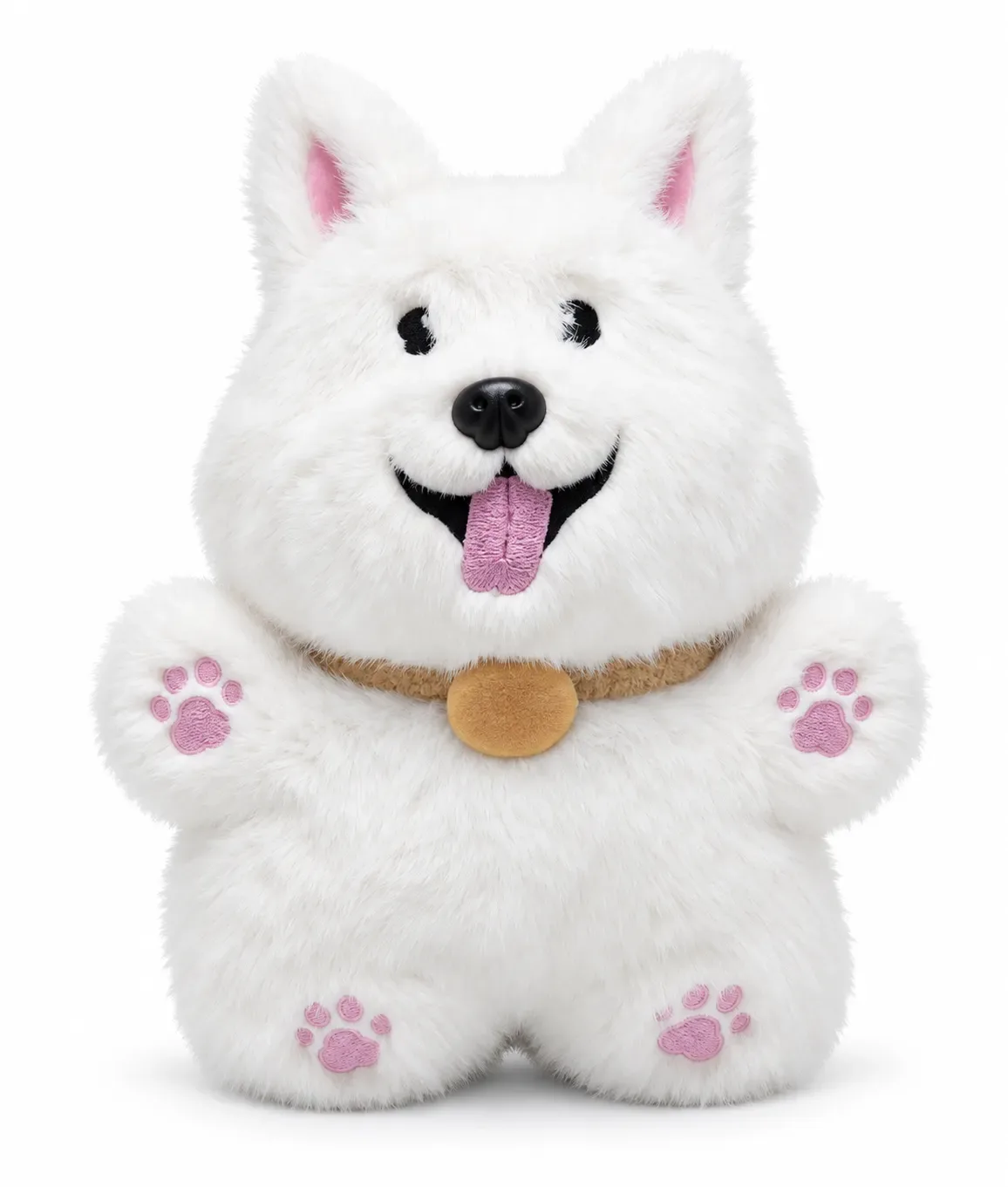 Chó bông samoyed màu trắng